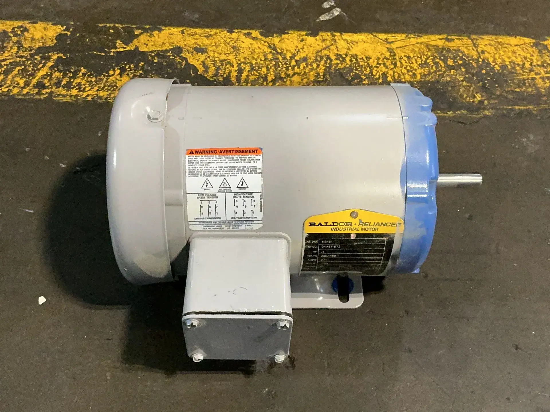Used BALDOR M3461 A.C. Motors Ohio US | HGR 24 #1357034