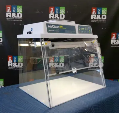 AirClean Systems PCR 3ft Laminar Flow Workstation w/HEPA & Blower, FULLY TESTED