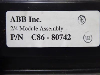 ABB C86-80742 Safe Flame DFS 2/4 Module Assembly Used