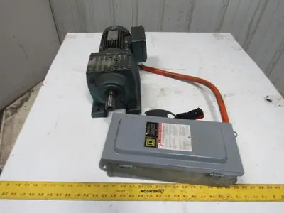 Sew Eurodrive  R57DT80K4 80:1 .75Hp 230/460YV 30mm Shaft 2240# Inline Gear Motor