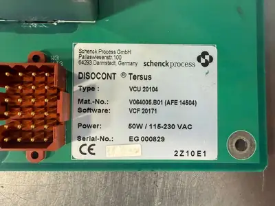 Schenck Process Discont Tersus VCU 20104 50W / 115-230Vac (12.5.5)