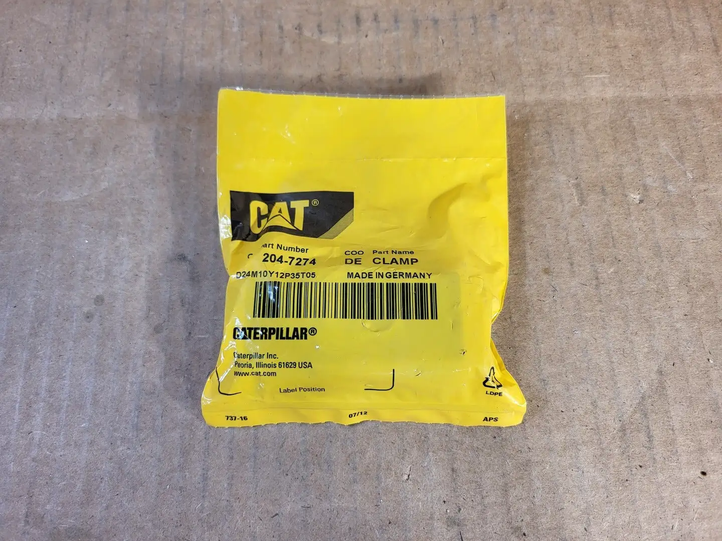 NEW CATERPILLAR 204-7274