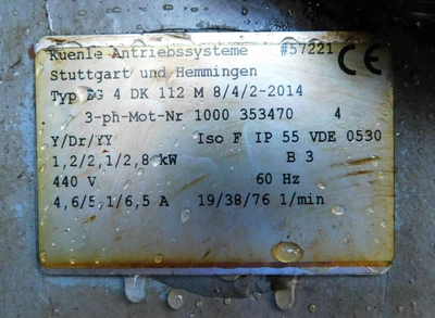 USED SEYDELMANN MEAT GRINDER AU 200