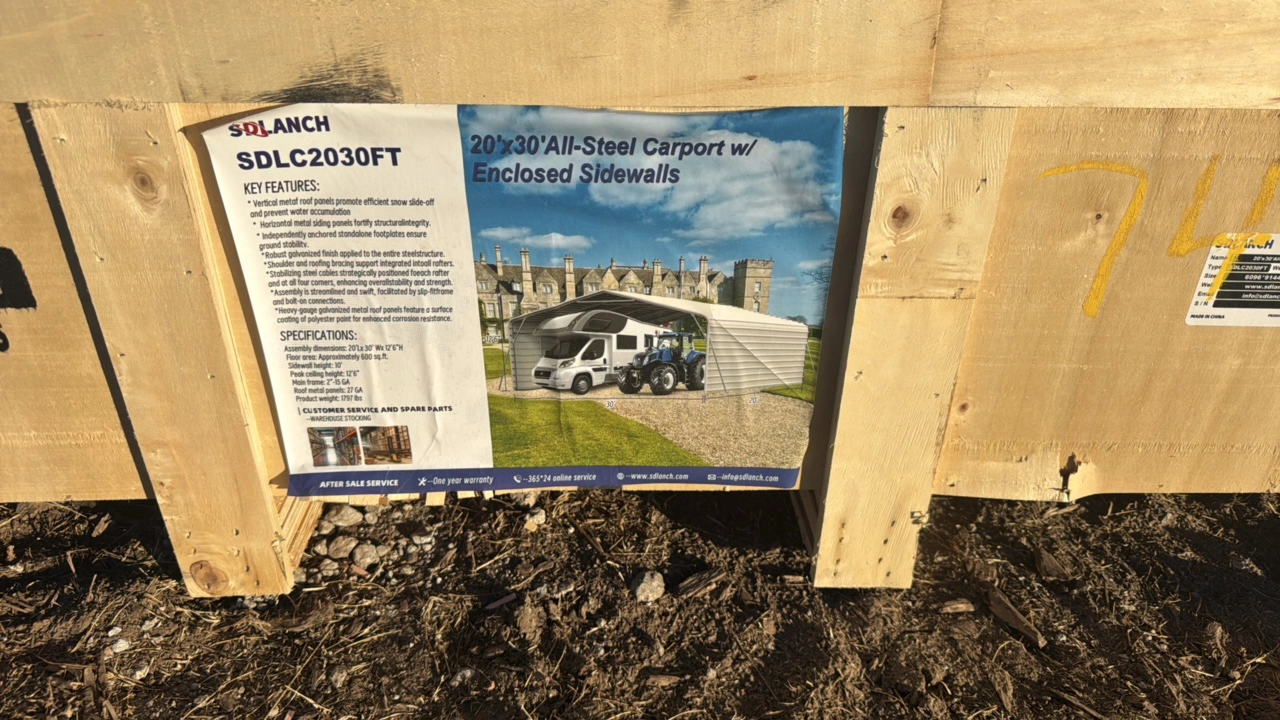 High-End Carport	SDLANCH	2025	Unused	SDLC2030FT