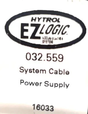 NEW HYTROL 032.559 POWER SUPPLY SYSTEM CABLE 032559
