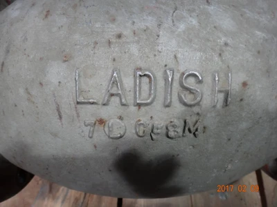 Ladish 6", Class 150, CF8M, Globe Valve.