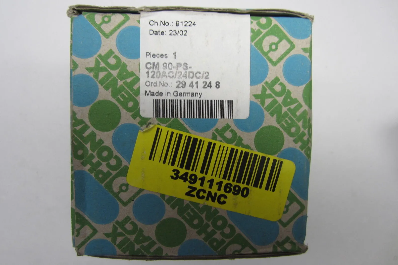 NEW PHOENIX CONTACT CM90-PS-120AC/24DC/2 POWER SUPPLY INPUT CM90PS120AC24DC2