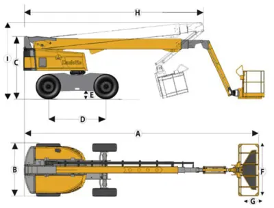 New | in-Stock 2026 HAULOTTE HT67 RTJ PRO Telescopic Boom Lifts Pennsylvania US | Iron Exchange Equipment Solutions #1353961