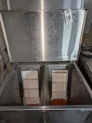 elevator, stainless steel, modular belt