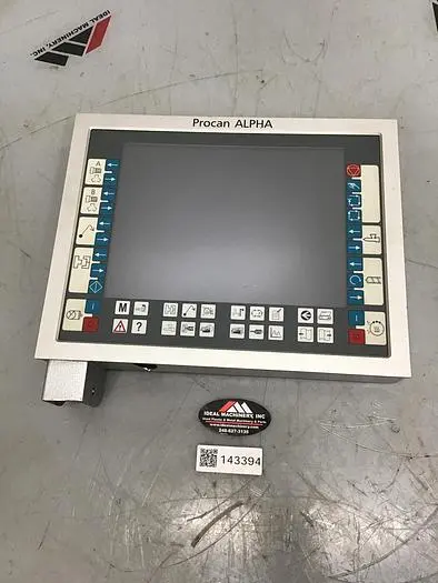 Used BOY MACHINES PROCAN ALPHA OPERATOR PANEL Automation Control (HMI) Michigan US | Ideal Machinery #714499