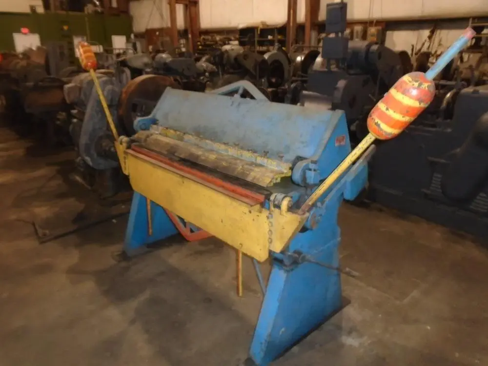 14 Ga x 4 ft., Used Chicago Box & Pan Brake Model BPO 414-6