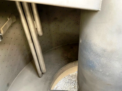Sanborn 60 x 30 perforate basket centrifuge, 316SS.