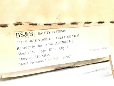 lot of 15 BS&B Fike RUPTURE DISKS