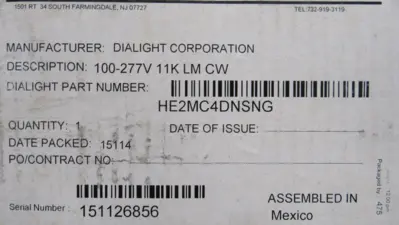 NEW DIALIGHT HE2MC4DNSNG LED HIGH BAY LIGHT