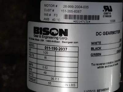 USED BISON 0111902037