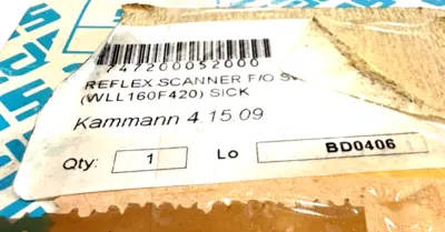 NEW SICK WLL160-F420 PHOTOELECTRIC SENSOR 160F420