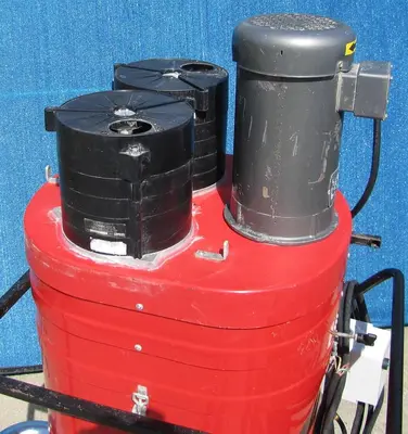 Ruwac 7.5 HP Concrete Dust Collector Vacuum DS2520 460V 3 Phase for Grinder