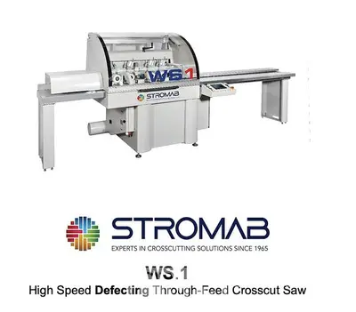 USED 2018 STROMAB WS1 OPTIMIZING CUT OFF SAW