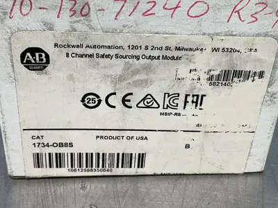 New | in-Stock 2008 ALLENBRADLEY 1734OB8S PLC Input & Output Ohio US | HGR 24 #1550058