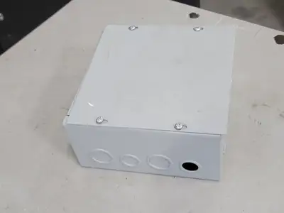8"x8"x4" Screw Cover Junction Pull Box, 16 Knockouts