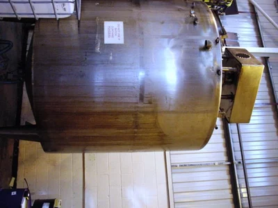6,250L S/S Vert Jktd. Mixing Tank