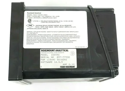 NEW ROSEMOUNT 1054AC 1054A CONDUCTIVITY ANALYZER