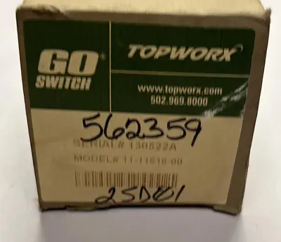 Used TOPWORX GO SWITCH 11-11518-00 Miscellaneous Equipment (Electrical & Power) | Surplus Asset Holdings #1192922