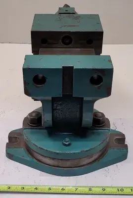 6" VISE ON SWIVEL BASE - 6" WIDE JAWS - APPROX. 16" OVERALL LENGTH