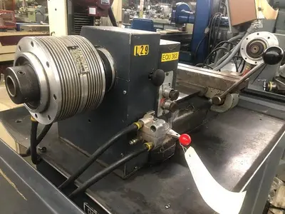 2788-440 DUNHAM SECOND OPERATION LATHE WITH HARDINGE QUICK PRODUCTION CROSSLIDE