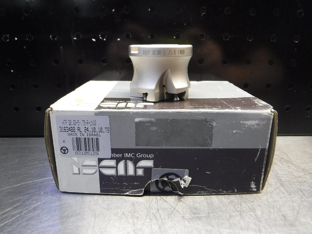 Iscar 2" Indexable Facemill 3/4" Arbor HTP D2.00-5-.75-R-LN10 (LOC3090A)