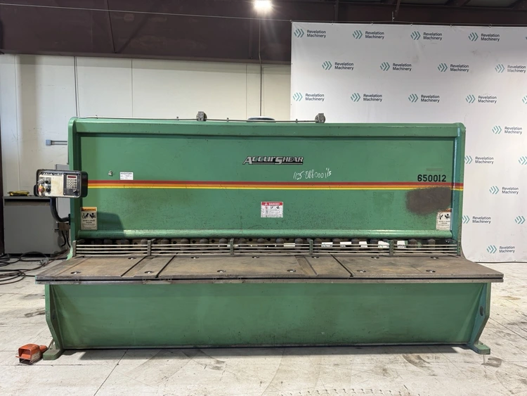 Used 2004 ACCURSHEAR 650012 Power Squaring Shears (Inch) Illinois US | Revelation Machinery #1082900
