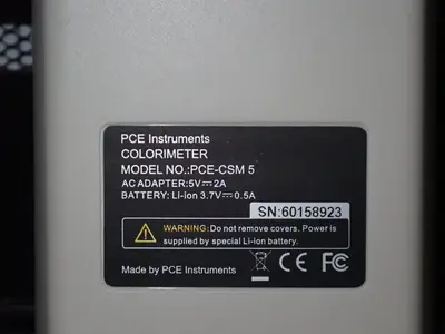New | in-Stock PCE INSTRUMENTS PCECSM5 Spectrophotometers Ohio US | HGR 24 #1186244