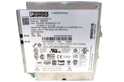 NEW PHOENIX CONTACT QUINT-PS/1AC/24DC/10 POWER SUPPLY 2866763 QUINTPS1AC24DC10