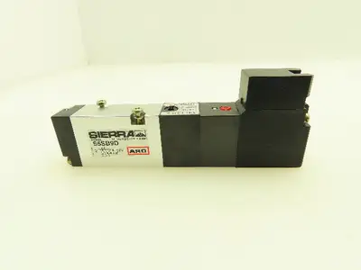 Aro Sierra S5SB9D Pneumatic Air Spool Valve 5/2 5 Port 2 Pos 1/16" NPT 24VDC