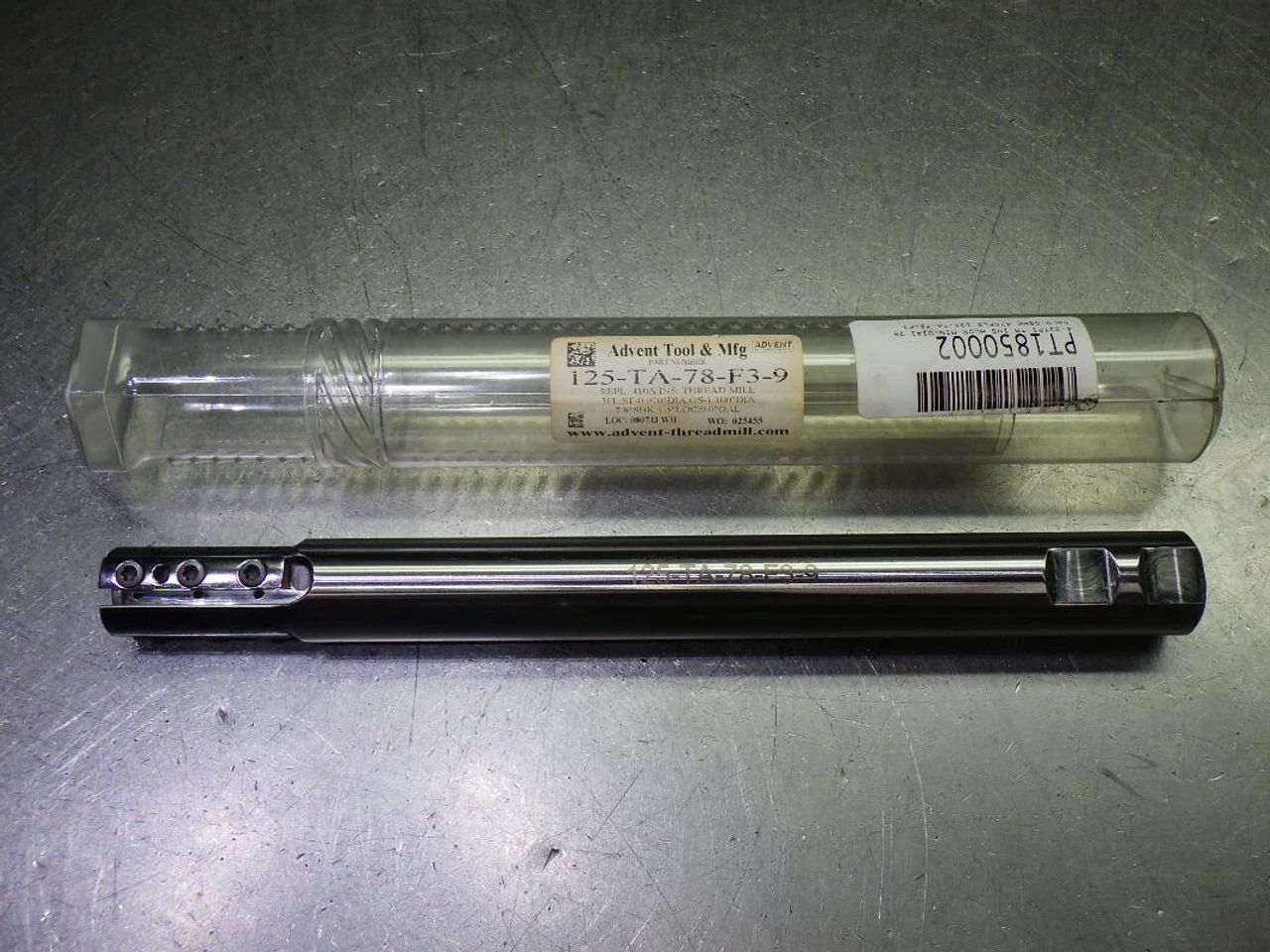 Advent .97" Coolant Thru 3 Flute Thread Mill 7/8" Shank 125-TA-78-F3-9 (LOC2828C)
