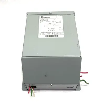USED ABB, GENERAL ELECTRIC TRANSFORMER 1C,3KVA,480(-2 5%)-120/240,100C,3R,QB