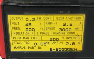 USED FANUC E060SS-CI44