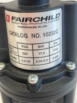 NEW FAIRCHILD 10232C PNEUMATIC REGULATOR