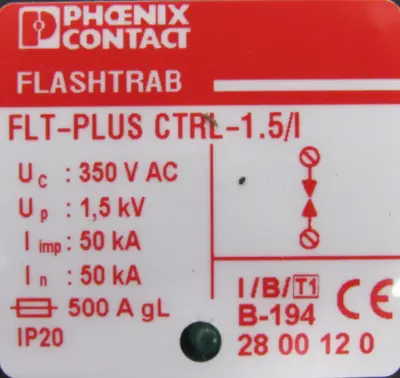NEW PHOENIX CONTACT 5603415 COMBOTRAB SURGE PROTECTION FLT-PLUS CTRL-1.5/I