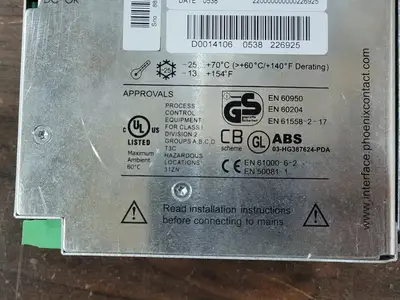 NEW PHOENIX AUTOMATION QUINT-PS-100-240AC / 24DC / 2.5