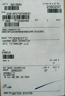 NEW ROSEMOUNT 3051SFCDCS040N040032AF1A1E5M5 FLOWMETER 4" 3051SFC*6738930