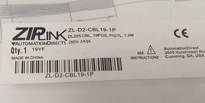 NEW Zip Link ZL-D2-CBL19-1