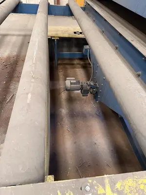 New | in-Stock 2008 BLASTEC 10' PLATE Roller Conveyor Shot Blaster Pennsylvania US | Shot Blasting Equipment #1292197