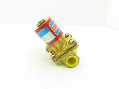 Skinner Lancer 2LB2LRJ4102 Brass Solenoid Valve 2-Way NC 120V 100 PSI 1/2" NPT