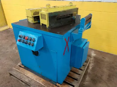 12" TUREK & HELLER HYDRAULIC SHEAR & CLAMP MACHINE: STOCK #10633