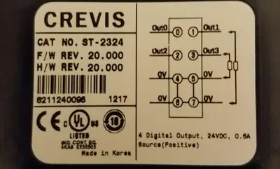 Used CREVIS _UNKNOWN_ PLC Input & Output | ND Industrial Surplus #1223228