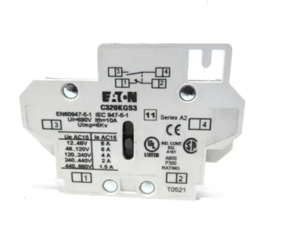 NEW EATON C320KGS3 AUXILIARY CONTACT