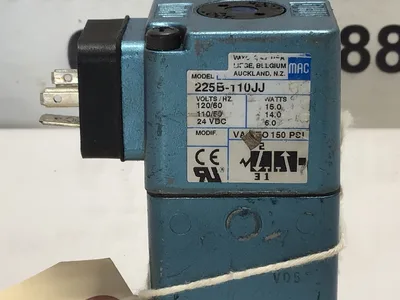 MAC 225B-110JJ Solenoid Valve 150 Psi 15.0 Watts