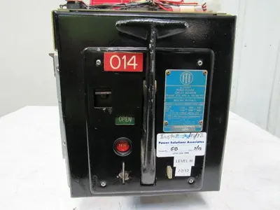 ABB Fused Circuit Breaker 1600A Max W/ABB 609902-T502 Solid State Trip Type SS