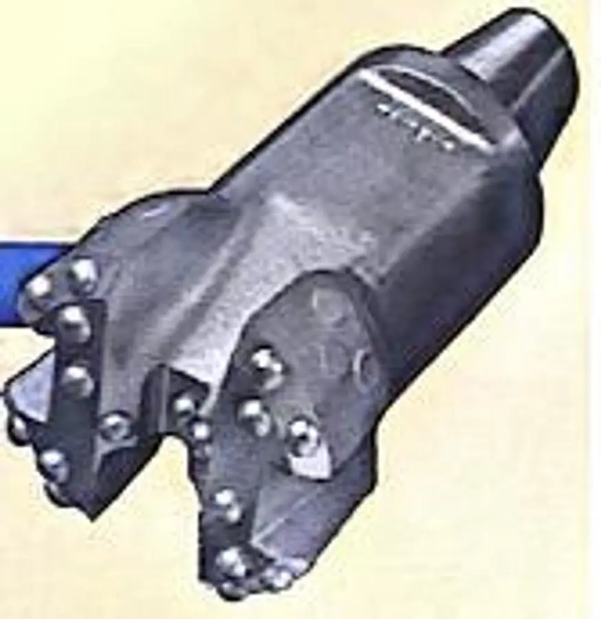 Used TRIDENT SOFT ROCK 6" CARBIDE BUTTON CABLE TOOL DRILL BIT, 2-1/4" X 3-1/4" PIN THREAD Tool Bits Pennsylvania US | East West Machinery & Drilling #1417872